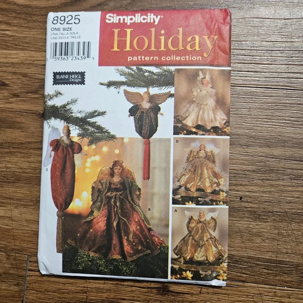 VTG Lot Christmas‎ Sewing Pattern Angels, Nativity Holiday Simplicity McCall's